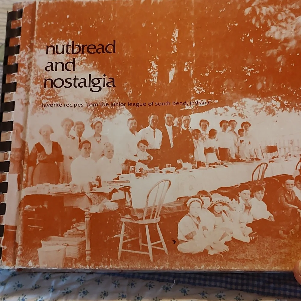 Nutbread and Nostalgia spiral bound cookbook